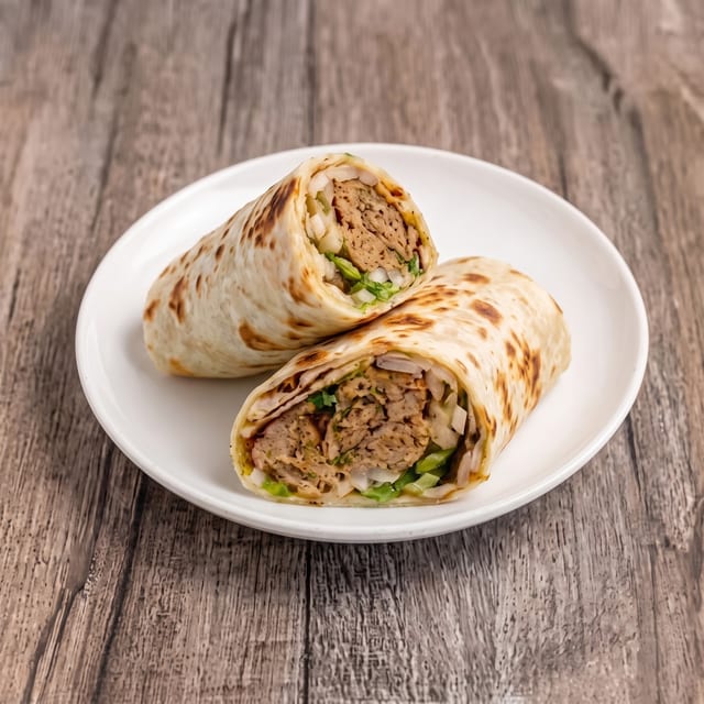 Chicken Kebab Wrap.