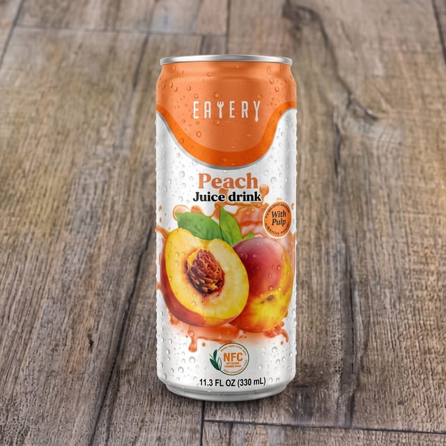 Peach Juice Drink.