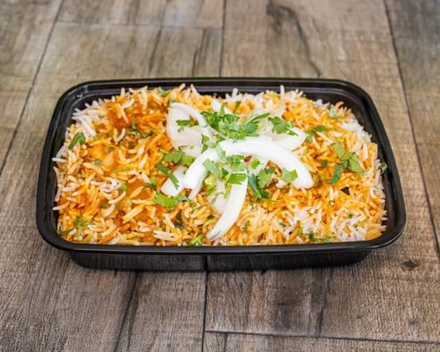 Veggie Biryani.