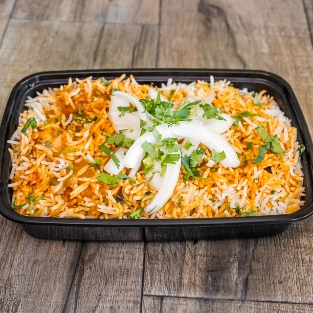 Veggie Biryani.