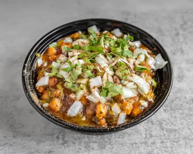 Aloo Tikki Chaat.